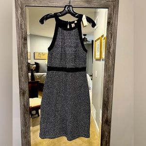 New with tags Navy/white knit tweed halter dress. Purchased at Anthropologie